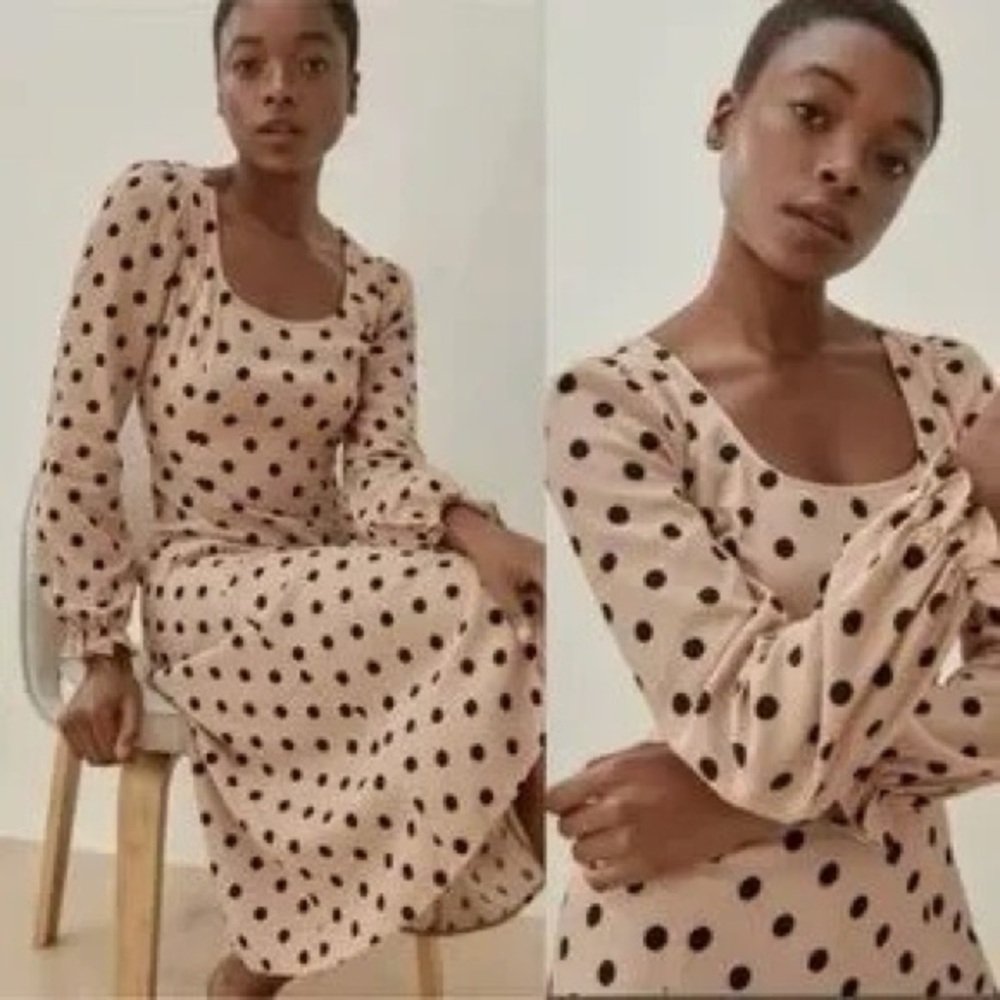 Reformation Woodstock Dress - 6 - Polka Dot
